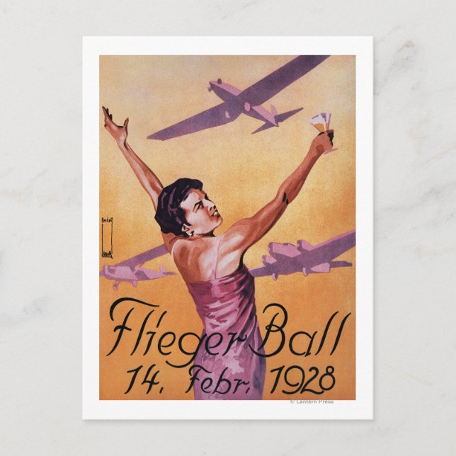 Postal Show de aviación en el Hotel Wagner Promo Poster (Anverso)