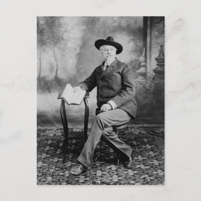 Postal Show de Buffalo Bill Cody Wild West (Anverso)