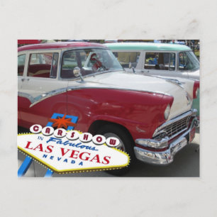 Postal Show De Coches En La Fabulosa Postcard De Las Vega