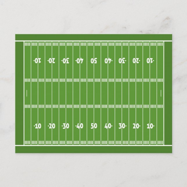 Postal Show off your colors - Football (Anverso)
