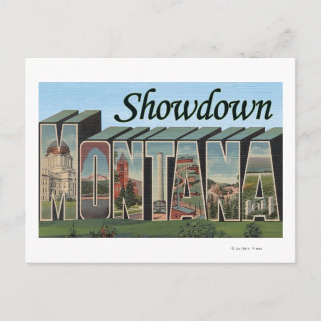 Postal Showdown, Montana (Anverso)