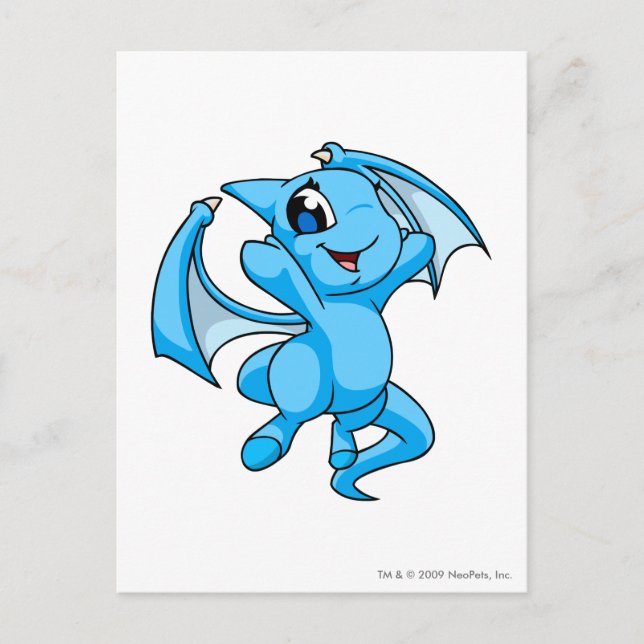 Postal Shoyru Blue (Anverso)