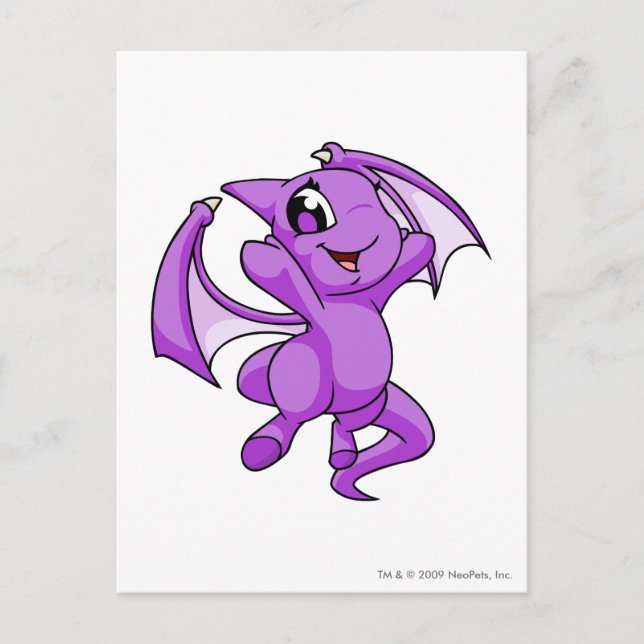 Postal Shoyru Purple (Anverso)