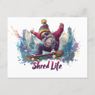 Postal Shred Life - Gnome del Skateboarding de Guay
