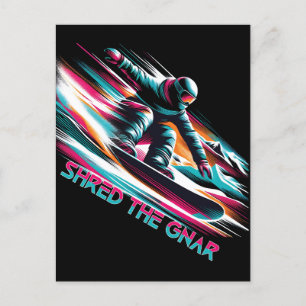 Postal Shred the Gnar Snowboard