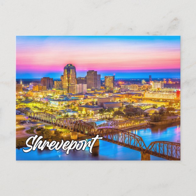 Postal Shreveport, Louisiana (Estados Unidos de América) (Anverso)