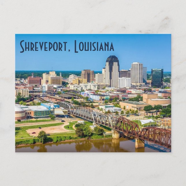 Postal Shreveport, Luisiana (Anverso)