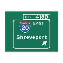 Shreveport, Rótulo de la carretera LA