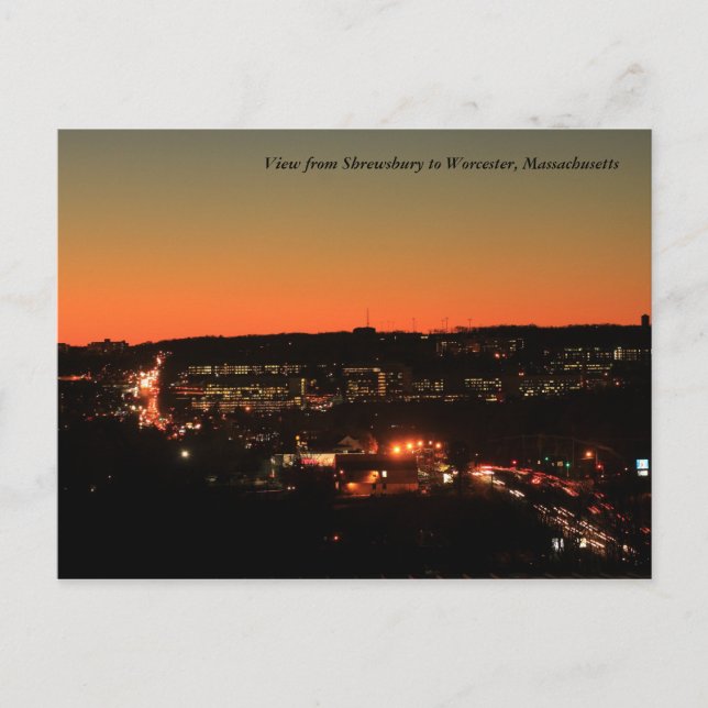 Postal Shrewsbury Worcester Twilight (Anverso)