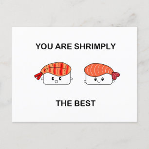 Postal Shrimply el mejor -suziethesushi