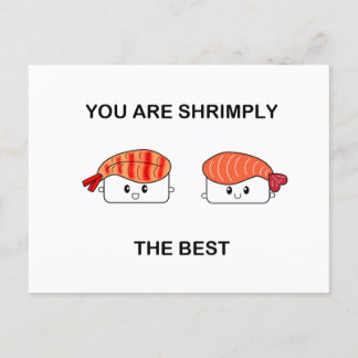 Postal Shrimply el mejor -suziethesushi