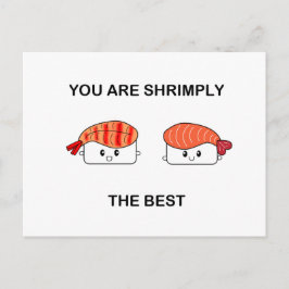 Postal Shrimply el mejor -suziethesushi