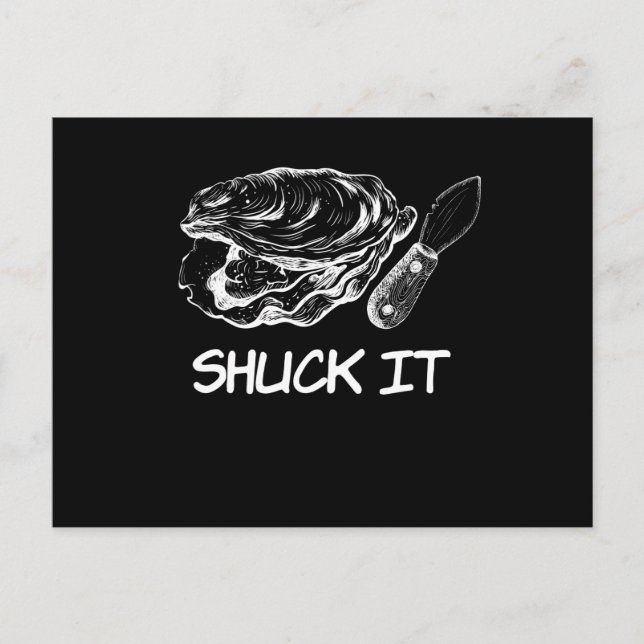 Postal Shuck It Oyster Shell (Anverso)