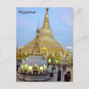 Postal shwedagon de myanmar
