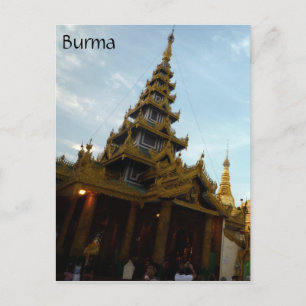 Postal shwedagon stupa