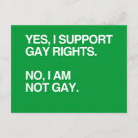 SÍ, APOYO LOS DERECHOS DE LOS GAYS