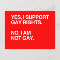 SÍ, APOYO LOS DERECHOS DE LOS GAYS