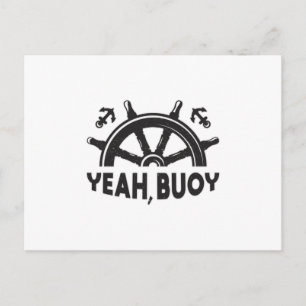 Postal Sí Barco Buoy Navegación Mar