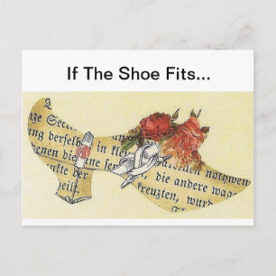Postal Si El Zapato Se Ajusta... Cinderella Slipper