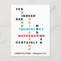 SÍ, ELLA PUEDE Felicitar A Grad STEM