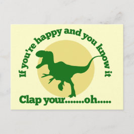 Postal Si eres feliz y lo sabes