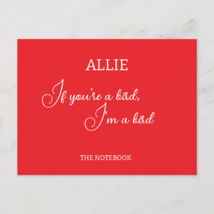Postal Si eres un pájaro, soy un pájaro Personalizado