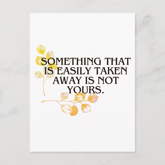 Postal si es fácil de tomar nunca fue de tu (Anverso)