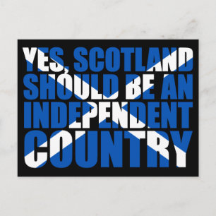 Postal Sí, Escocia debería ser un país independiente,