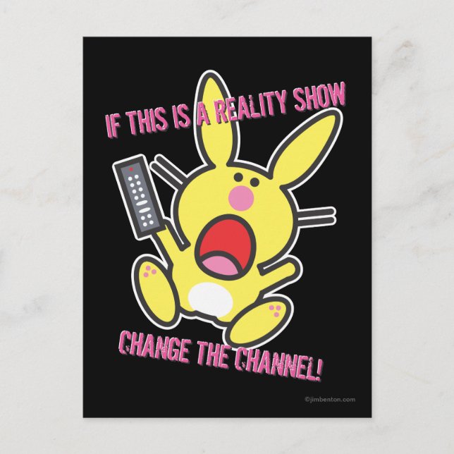 Postal Si este es un reality show (Anverso)