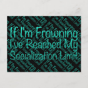 Postal Si estoy frunciendo el ceño… en DuckBlue