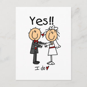 Postal SÍ, hago camisetas y regalos para novias y novios