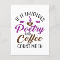 Si involucra poesía y café, contadme