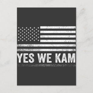 Postal Sí, la bandera estadounidense de We Kam 2024