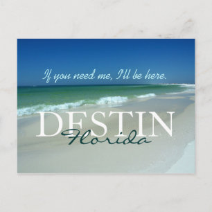 Postal Si me necesitas, estaré aquí - Destin, Florida
