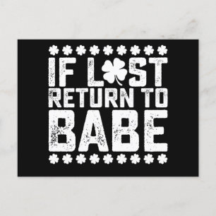 Postal Si Pierde El Regreso A Babe, Puedo Parar