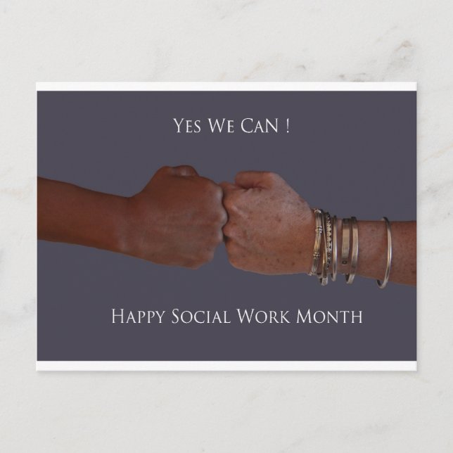 Postal ¡Sí Podemos! (Anverso)