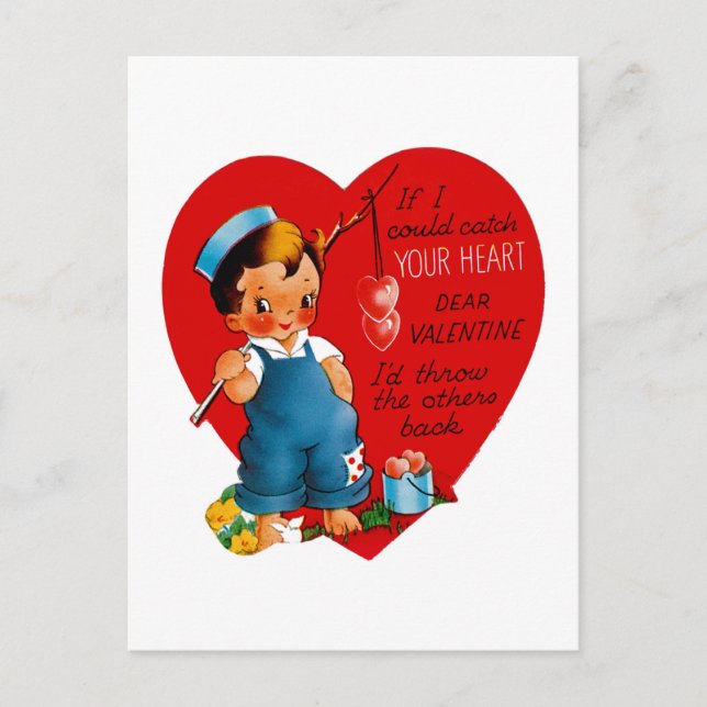 Postal Si Pudiera Capturar Su Corazón (Anverso)