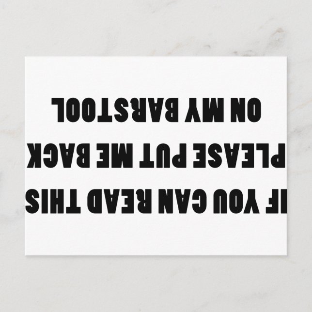 Postal Si puede leer esto (Anverso)