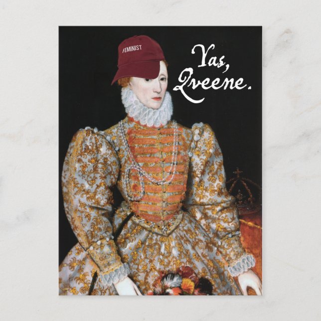 Postal ¡Sí, Qveene!Postal (Anverso)