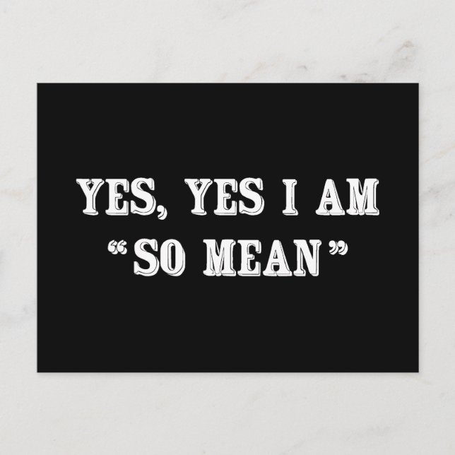 Postal Sí, Sí, Soy "Tan Mala" (Anverso)