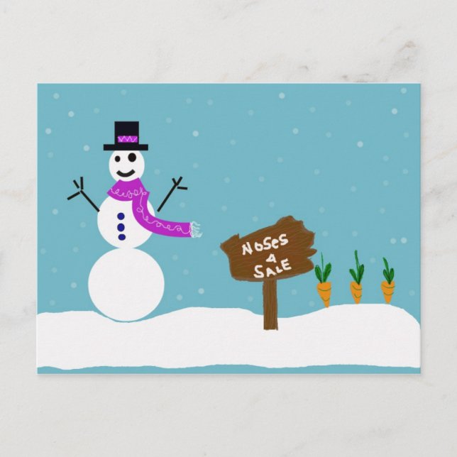 Postal Si Sólo Tuviera Nariz (Anverso)