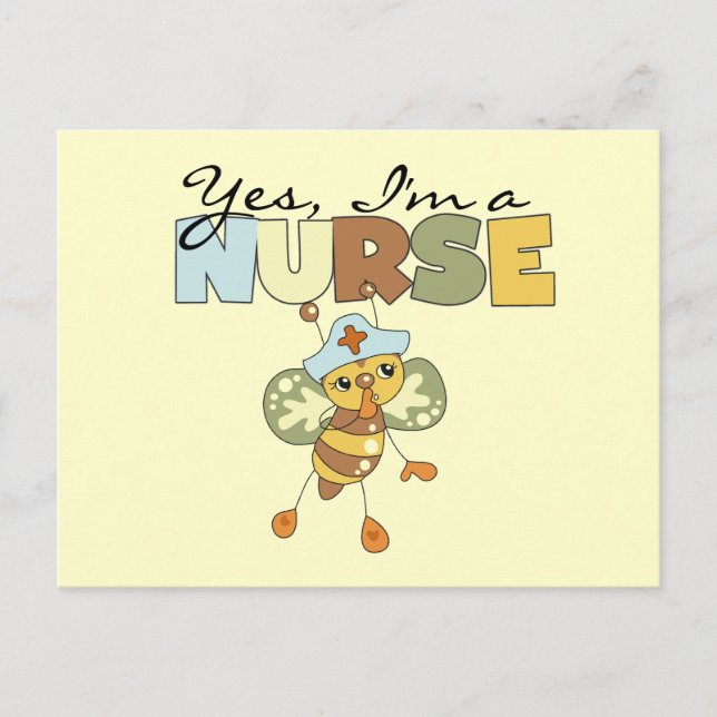 Postal SÍ, soy enfermera camisetas y regalos (Anverso)