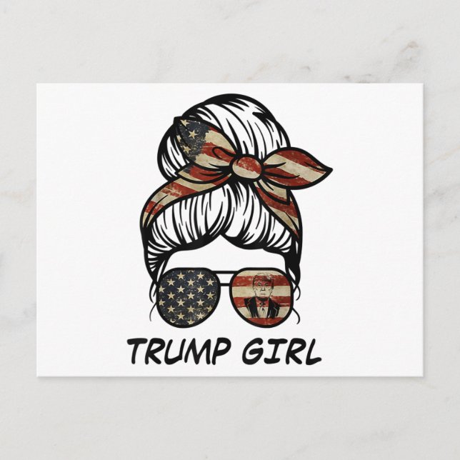 Postal Sí, soy un Chica de Trump que lo supere - eleccion (Anverso)