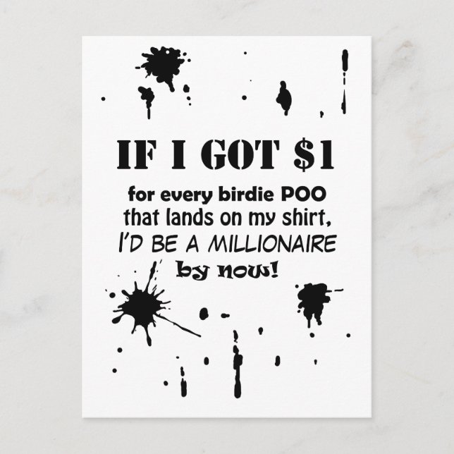 Postal Si tengo $1 (Anverso)