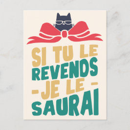 Postal Si tú lo vendes lo sabré - Edición Bday