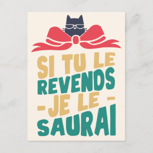Postal Si tú lo vendes lo sabré - Edición Bday