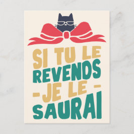 Postal Si tú lo vendes lo sabré - Edición Bday