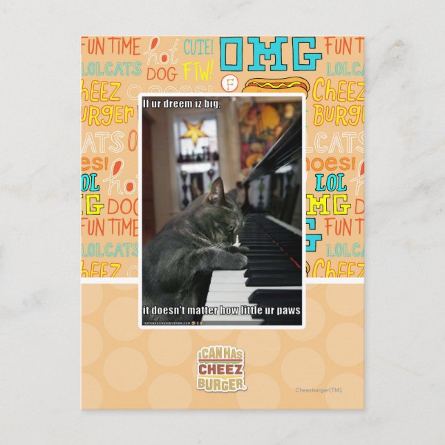 Postal Si tu sueño es grande (Anverso)