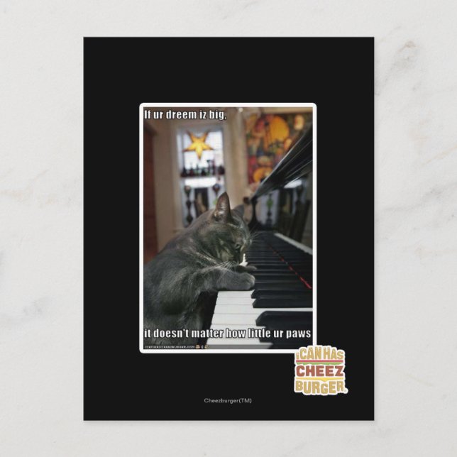 Postal Si tu sueño es grande (Anverso)