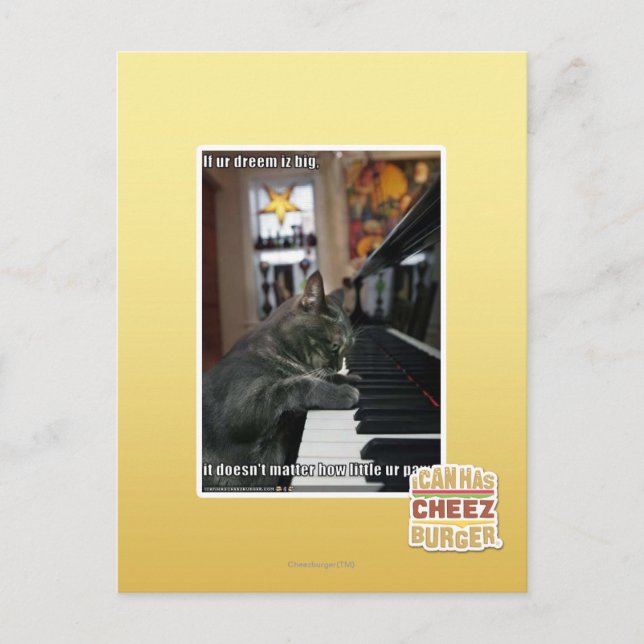 Postal Si tu sueño es grande (Anverso)